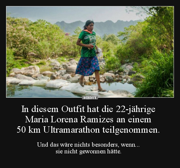 In diesem Outfit hat die 22-jährige Maria Lorena Ramizes..