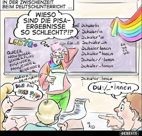 In der Zwischenzeit beim Deutschunterricht.. - Lustige Bilder | DEBESTE.de