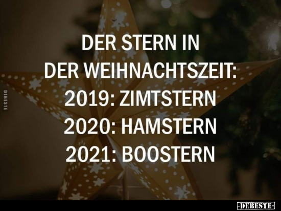 Der Stern in der Weihnachtszeit: 2019: Zimtstern.. - Lustige Bilder | DEBESTE.de