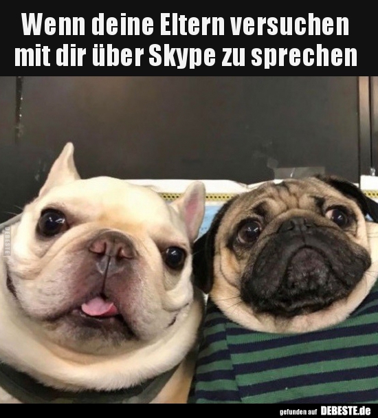 Wenn deine Eltern versuchen mit dir über Skype zu.. - Lustige Bilder | DEBESTE.de