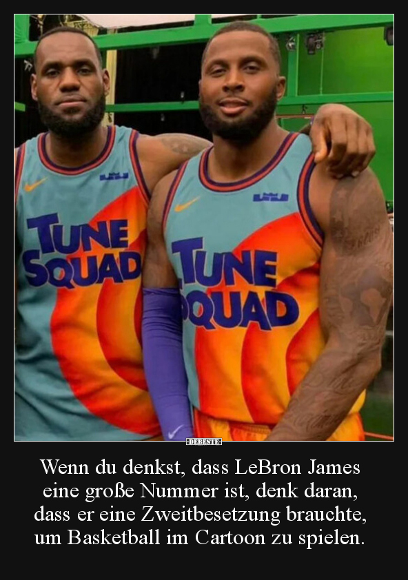Wenn du denkst, dass LeBron James eine große Nummer ist.. - Lustige Bilder | DEBESTE.de