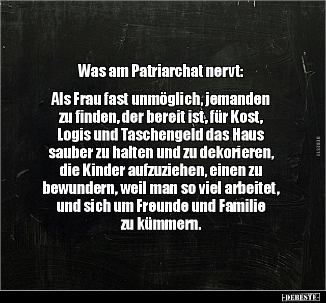 Was am Patriarchat nervt.. - Lustige Bilder | DEBESTE.de