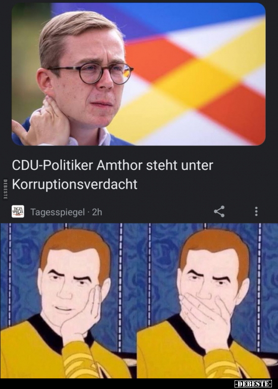CDU-Politiker Amthor steht unter Korruptionsverdacht.. - Lustige Bilder | DEBESTE.de