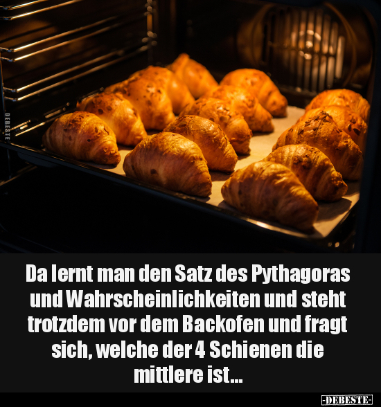 Da lernt man den Satz des Pythagoras.. - Lustige Bilder | DEBESTE.de
