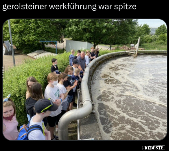 Gerolsteiner Werkführung war spitze.. - Lustige Bilder | DEBESTE.de