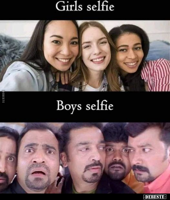 Girls selfie / Boys selfie.. - Lustige Bilder | DEBESTE.de