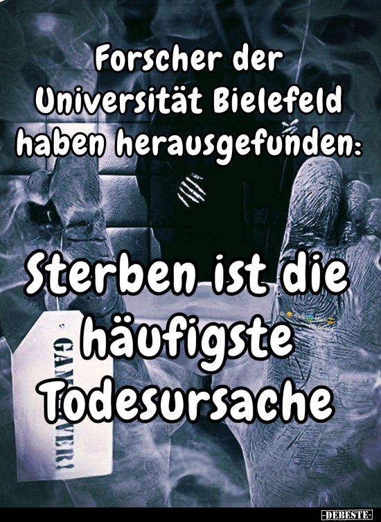 Forscher der Universität Bielefeld haben.. - Lustige Bilder | DEBESTE.de