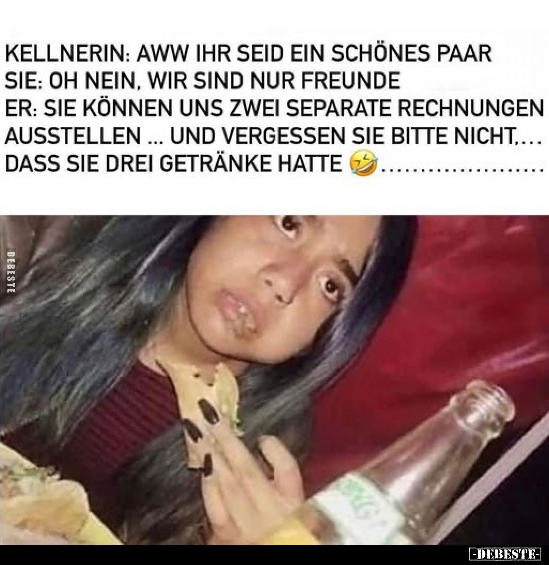 Kellnerin: Aww ihr seid ein schönes Paar.. - Lustige Bilder | DEBESTE.de