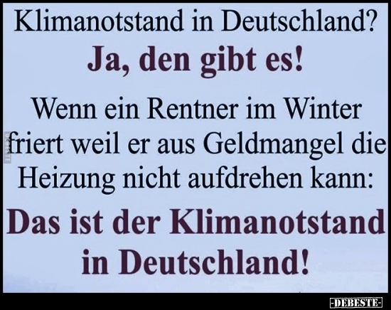 Klimanotstand in Deutschland? - Lustige Bilder | DEBESTE.de