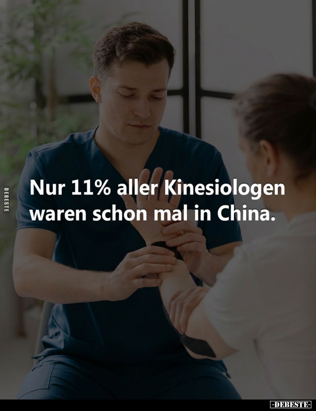 Nur 11% aller Kinesiologen waren schon mal in China.