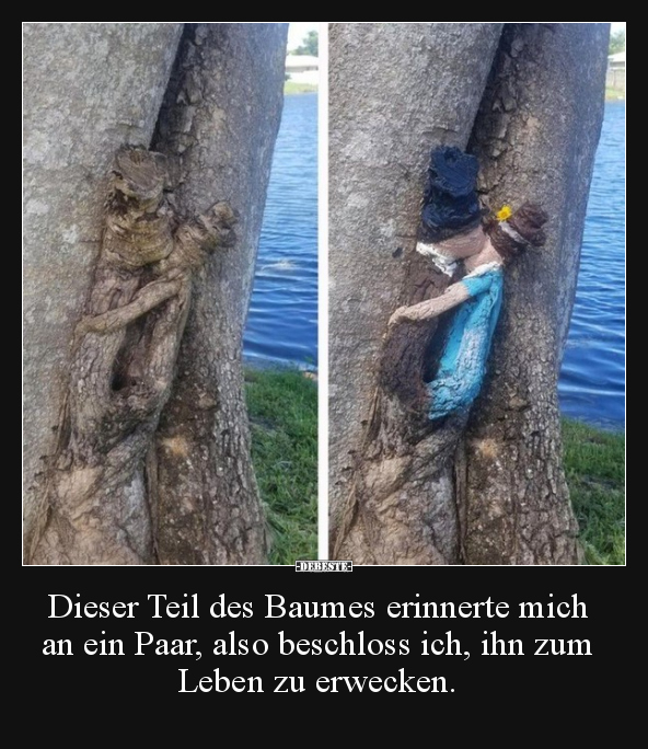 Dieser Teil des Baumes erinnerte mich an ein Paar, also.. - Lustige Bilder | DEBESTE.de