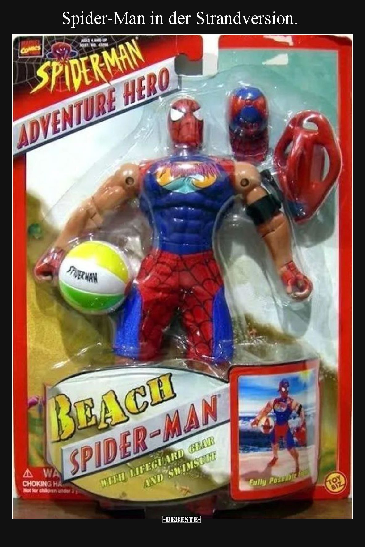 Spider-Man in der Strandversion... - Lustige Bilder | DEBESTE.de