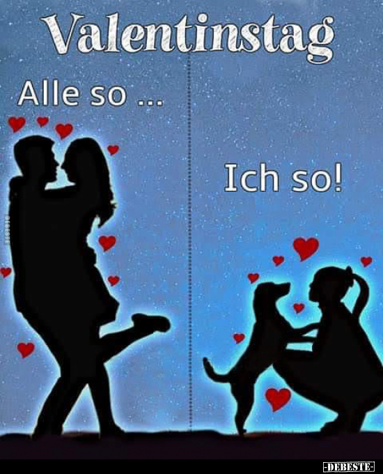 Valentintsag: Alles so... / Ich so!.. - Lustige Bilder | DEBESTE.de