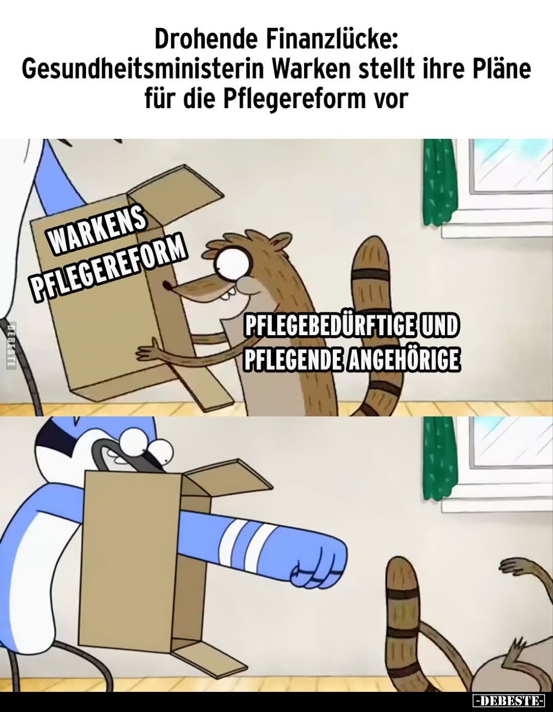 Drohende Finanzlücke:
Gesundheitsministerin Warken stellt ihre Pläne für die Pflegereform vor.

WARKENS
PFLEGEREFORM.
PF...