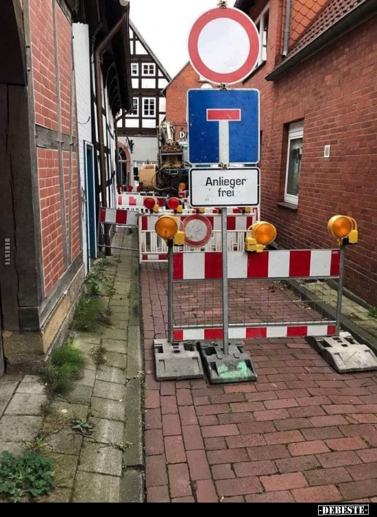 Anfieger frei...