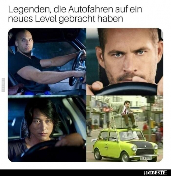 Legenden, die Autofahren auf ein neues Level gebracht.. - Lustige Bilder | DEBESTE.de