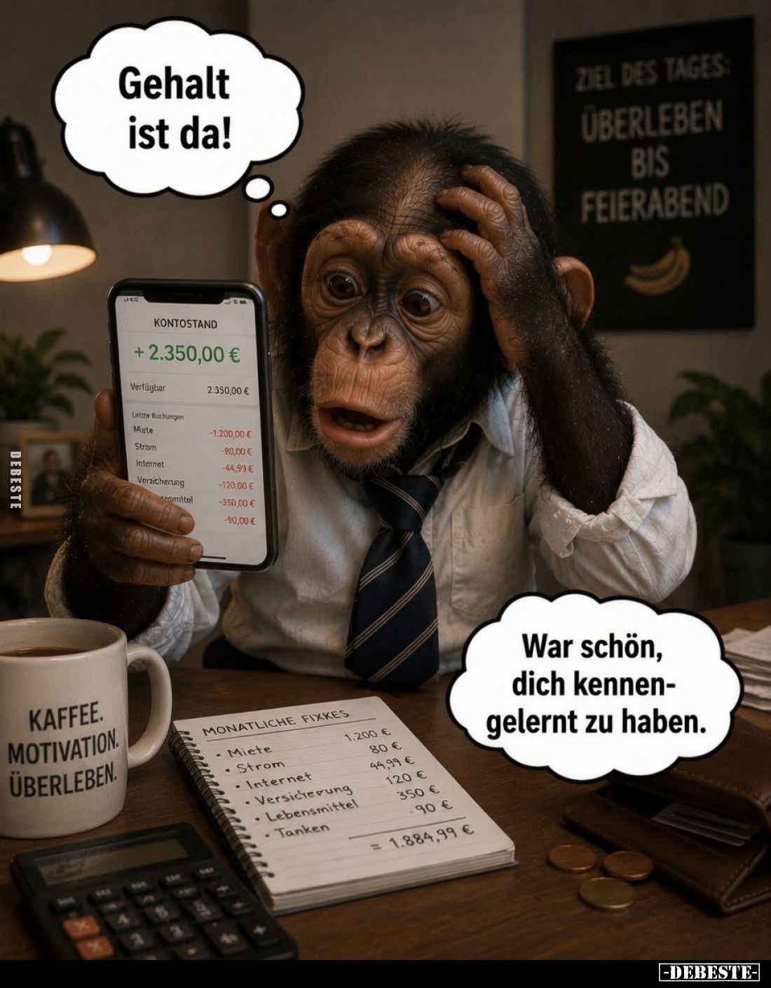 Gehalt ist da!
-
War schön, dich kennengelernt zu haben.