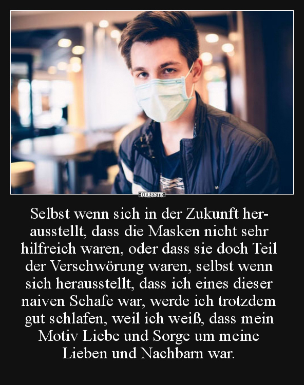 Selbst wenn sich in der Zukunft herausstellt, dass die..