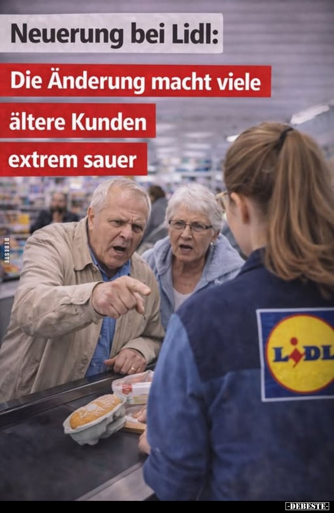 Neuerung bei Lidl: Die Änderung macht... - Lustige Bilder | DEBESTE.de