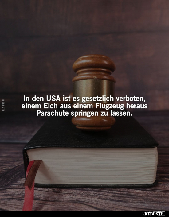 In den USA ist es gesetzlich verboten.. - Lustige Bilder | DEBESTE.de