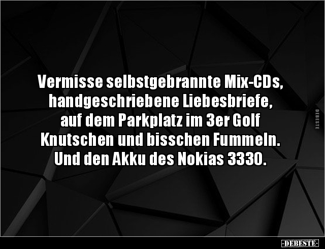 Vermisse selbstgebrannte Mix-CDs, handgeschriebene.. - Lustige Bilder | DEBESTE.de