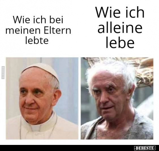 Wie ich bei meinen Eltern lebte.. - Lustige Bilder | DEBESTE.de