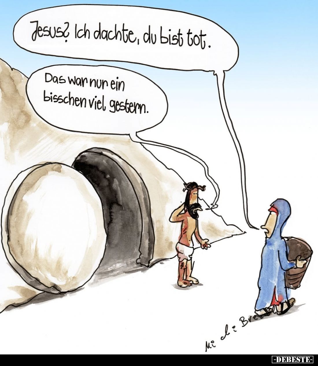 Jesus? Ich dachte, du bist tot.. - Lustige Bilder | DEBESTE.de