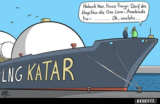 Habeck hier, Kurze Frage: Darf der Kapitän die One.. - Lustige Bilder | DEBESTE.de