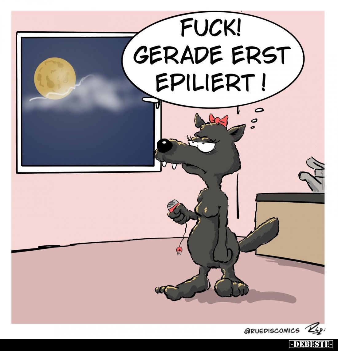 Fuck! Gerade erst
epiliert!