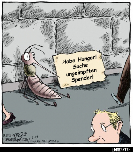 Habe Hunger! Suche ungeimpften Spender!.. - Lustige Bilder | DEBESTE.de