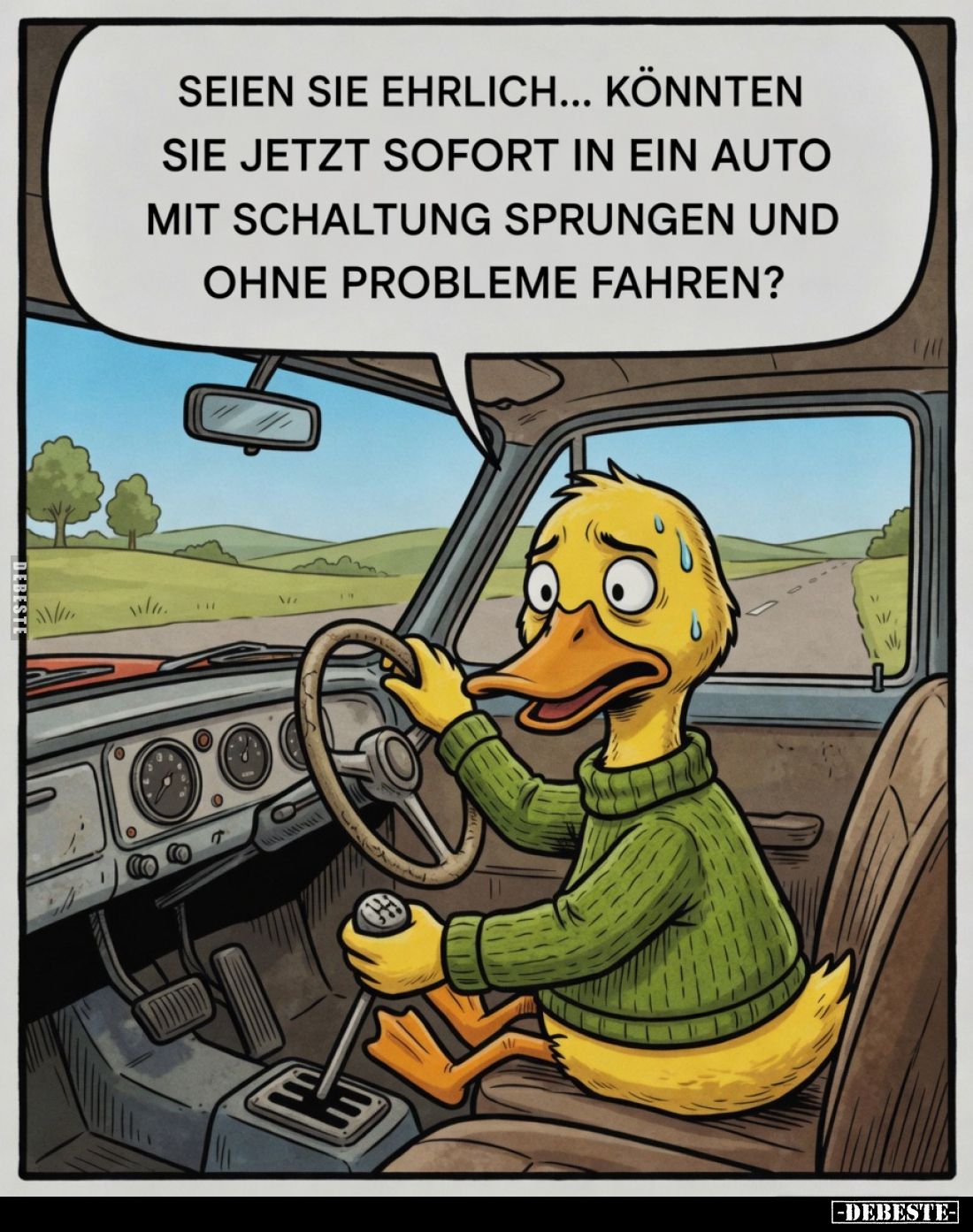 Seien Sie ehrlich... könnten Sie jetzt sofort in ein Auto mit Schaltung springen und ohne Probleme fahren?