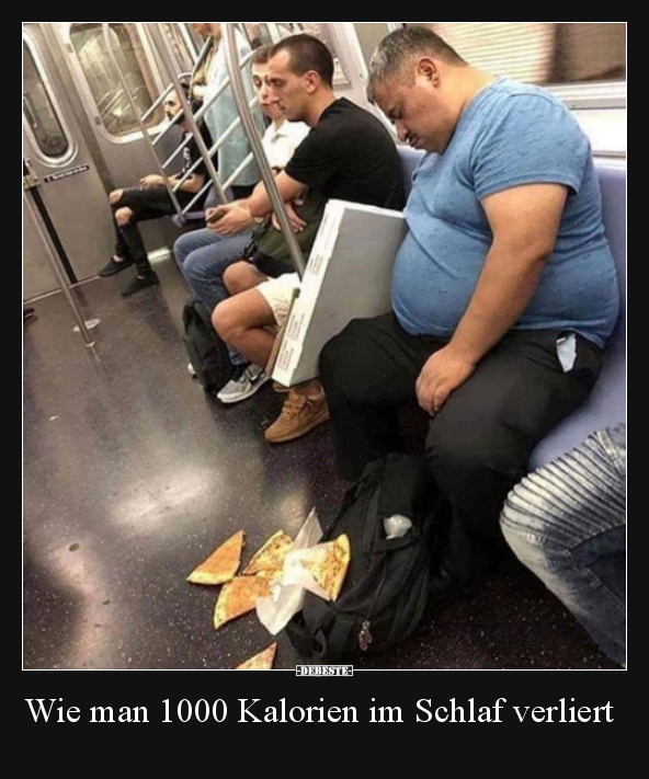 Wie man 1000 Kalorien im Schlaf verliert..