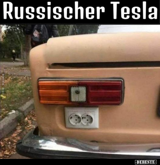 Russischer Tesla.. - Lustige Bilder | DEBESTE.de
