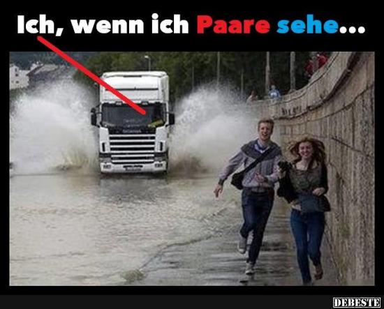 Ich, wenn ich Paare sehe..