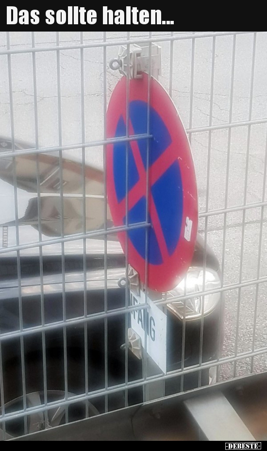 Das sollte halten...