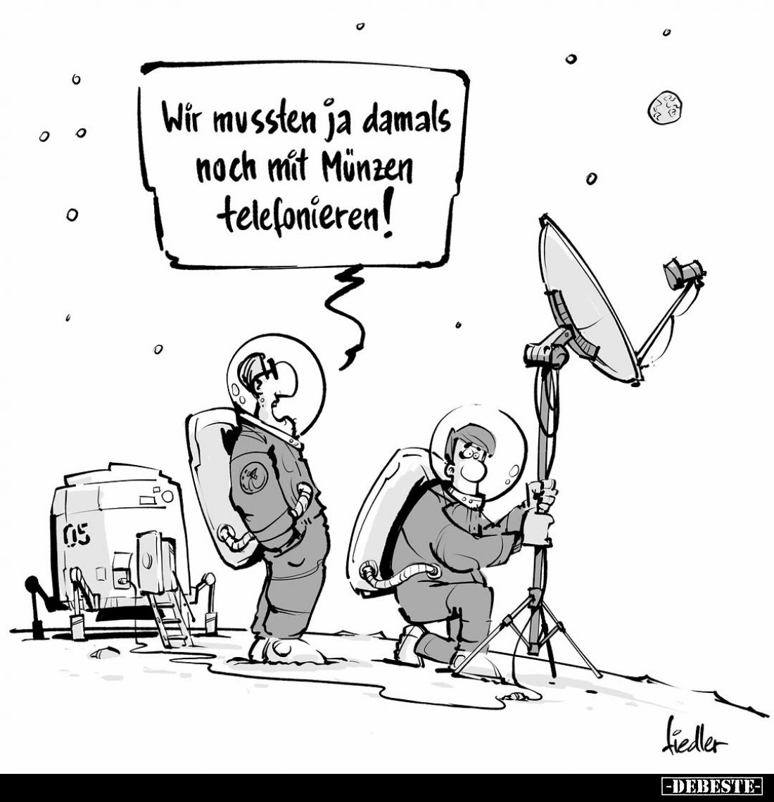 Wir mussten ja damals noch mit Münzen telefonieren!