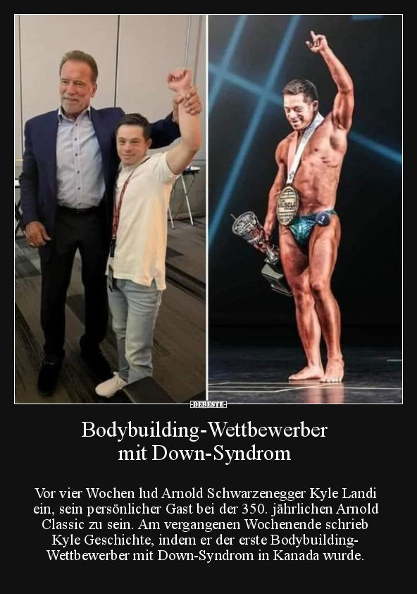 Bodybuilding-Wettbewerber mit Down-Syndrom.. - Lustige Bilder | DEBESTE.de