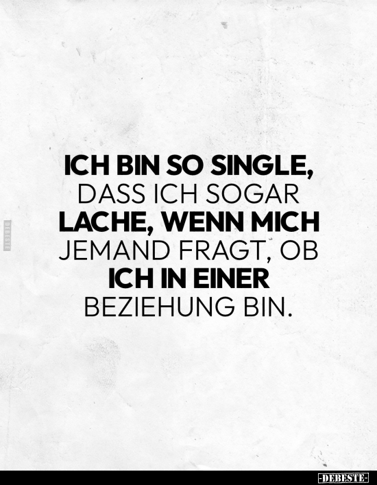 Single, Wenn, Beziehung