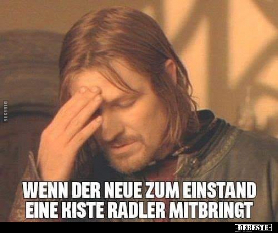 Wenn der Neue zum Einstand eine Kiste Radler mitbringt.. - Lustige Bilder | DEBESTE.de