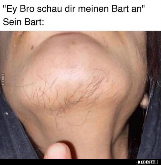 "Ey Bro schau dir meinen Bart an" .. - Lustige Bilder | DEBESTE.de