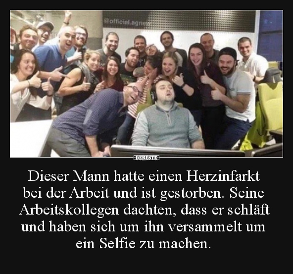 Dieser Mann hatte einen Herzinfarkt bei der Arbeit und ist.. - Lustige Bilder | DEBESTE.de
