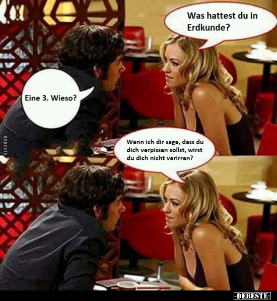 Was hattest du in Erdkunde?