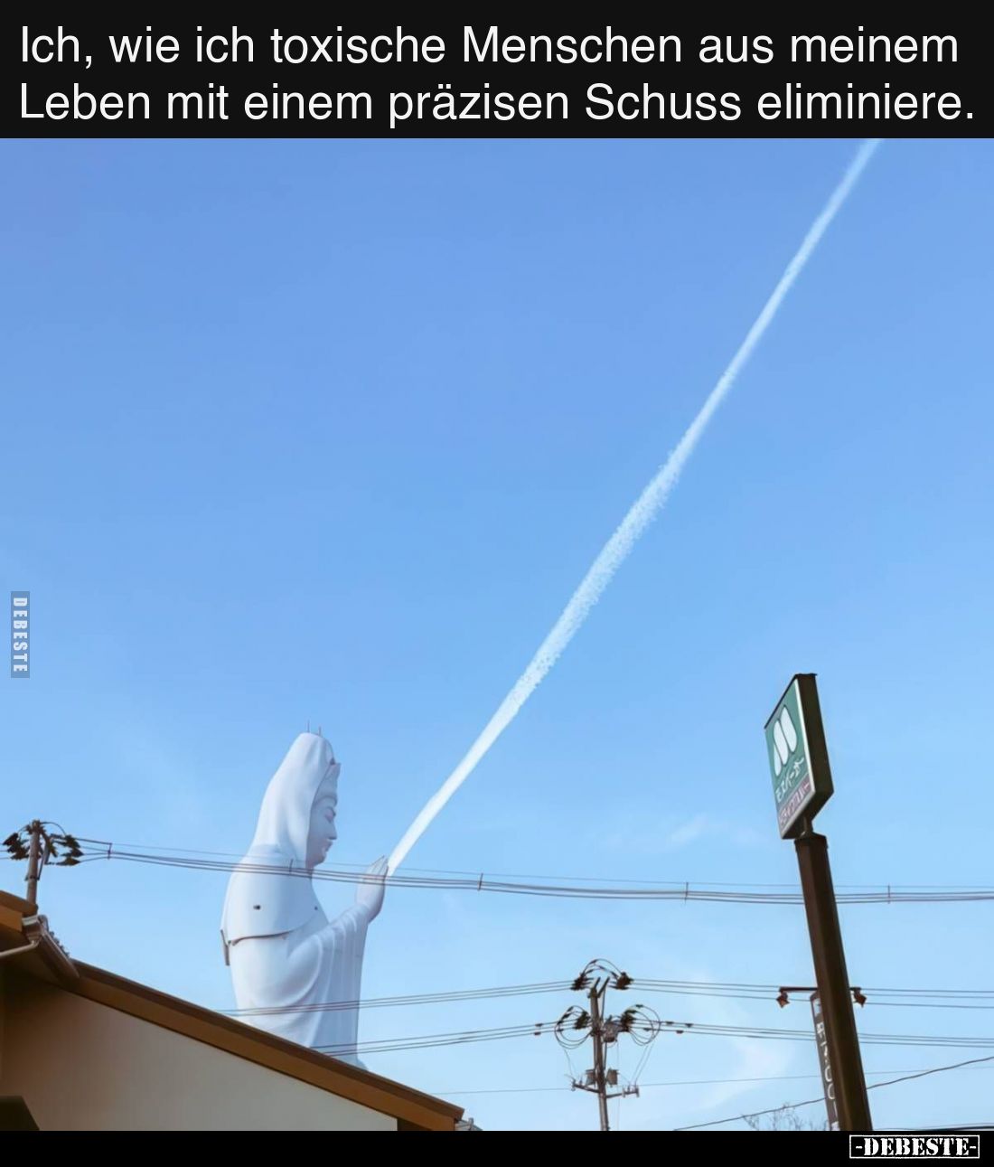 Ich, wie ich toxische Menschen aus meinem Leben mit einem präzisen Schuss eliminiere.