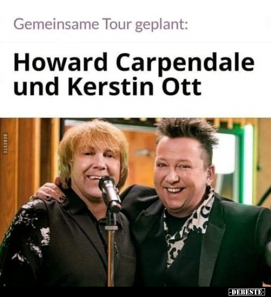 Howard Carpendale und Kerstin Ott.. - Lustige Bilder | DEBESTE.de