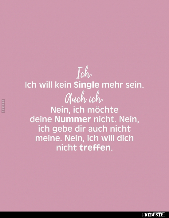 Ich - Ich will kein Single mehr sein.. - Lustige Bilder | DEBESTE.de