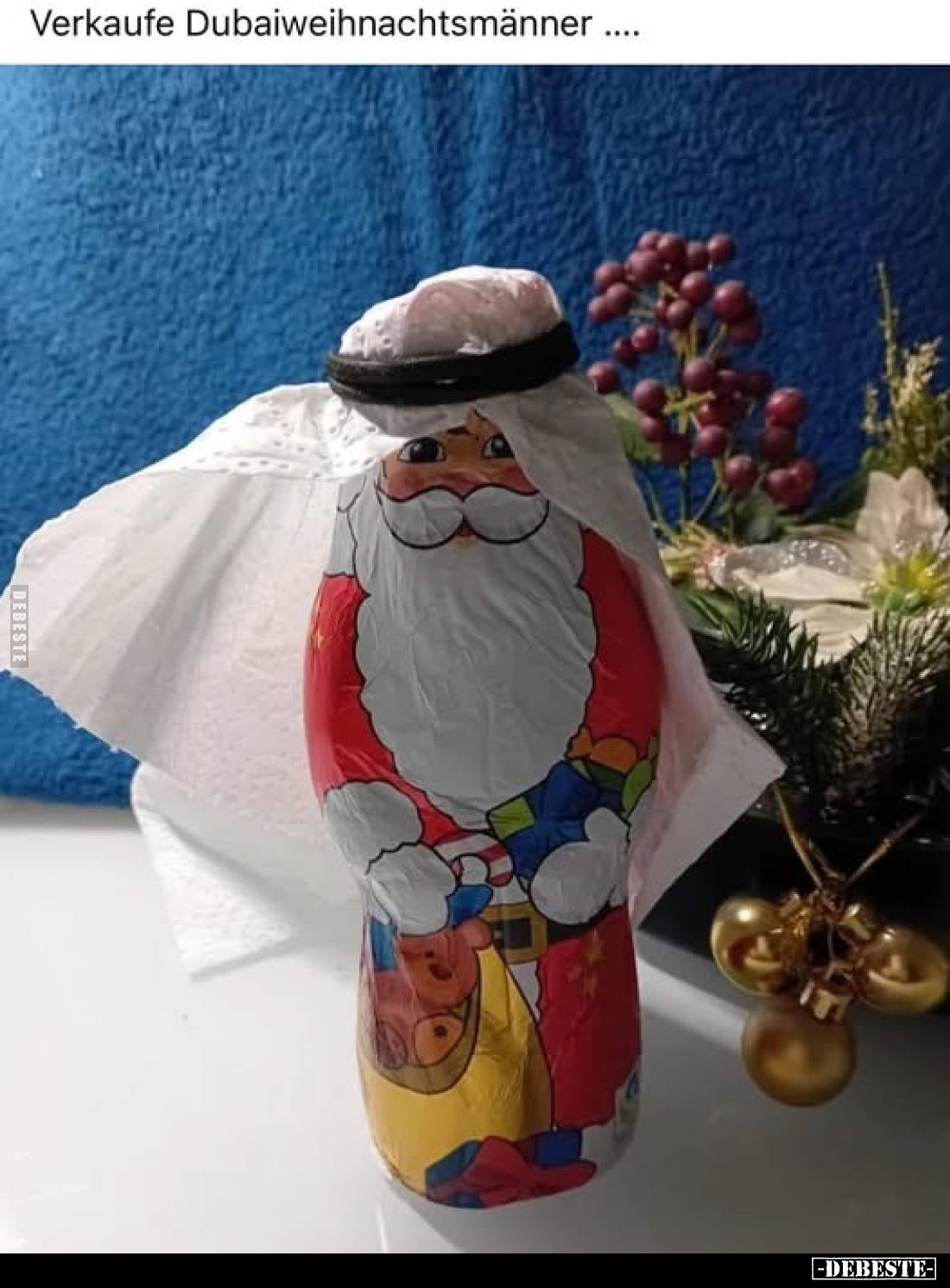 Verkaufe Dubaiweihnachtsmänner....
