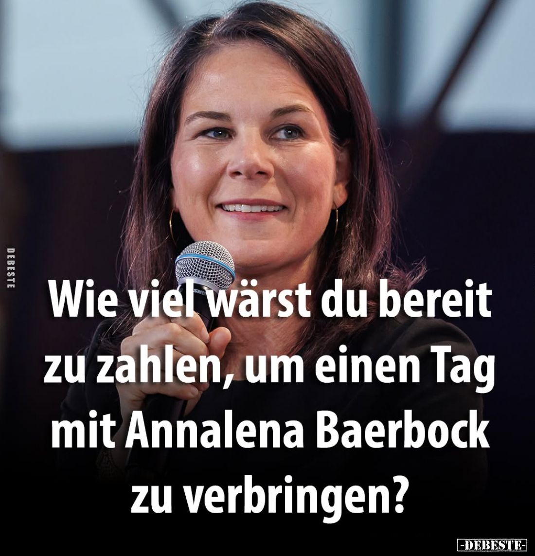 Wie viel wärst du bereit zu zahlen, um einen Tag mit Annalena Baerbock zu verbringen?