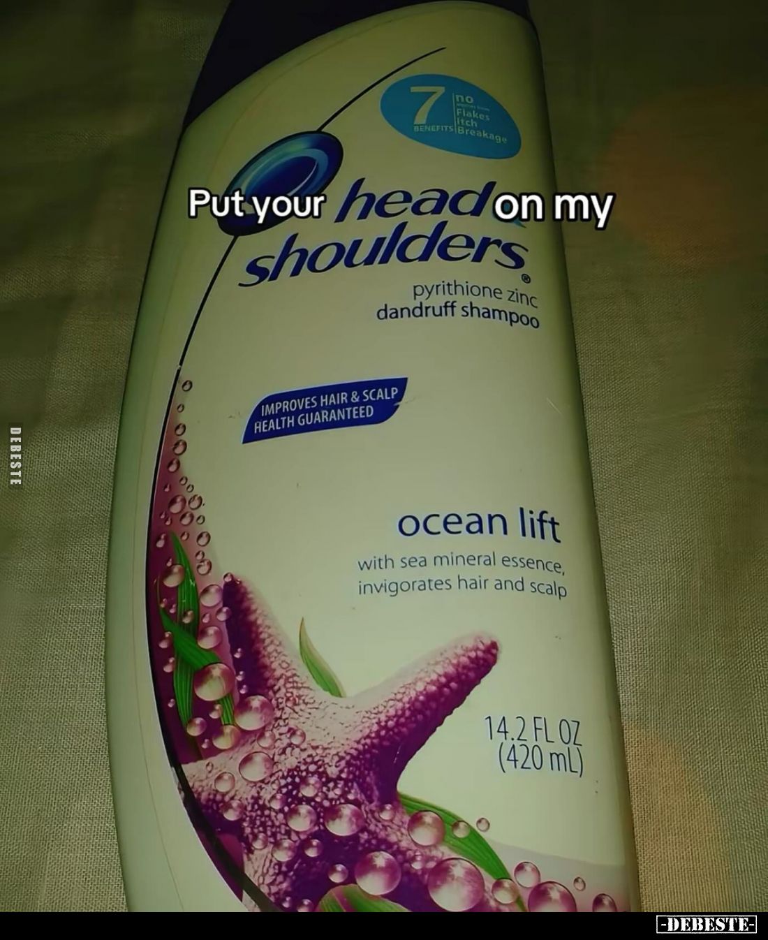 Put your head on my shoulders.