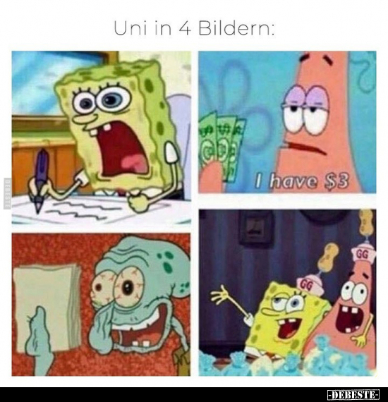 Uni in 4 Bildern.. - Lustige Bilder | DEBESTE.de