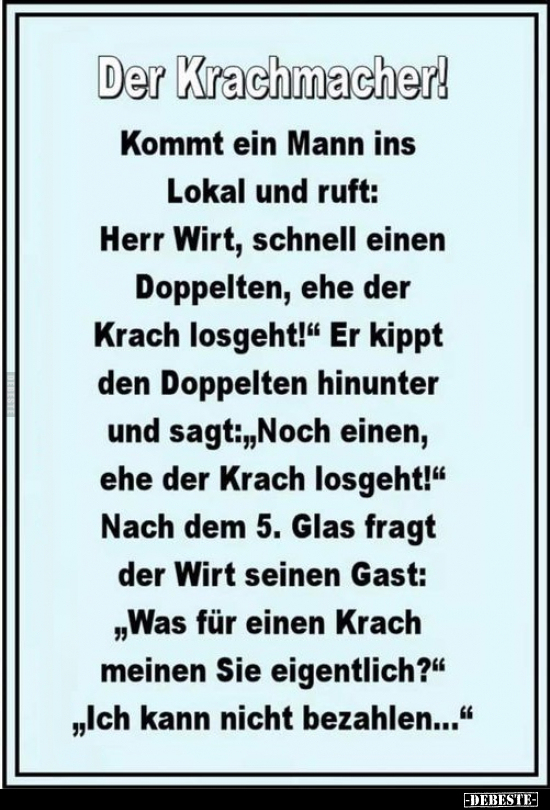 Der Krachmacher!.. - Lustige Bilder | DEBESTE.de
